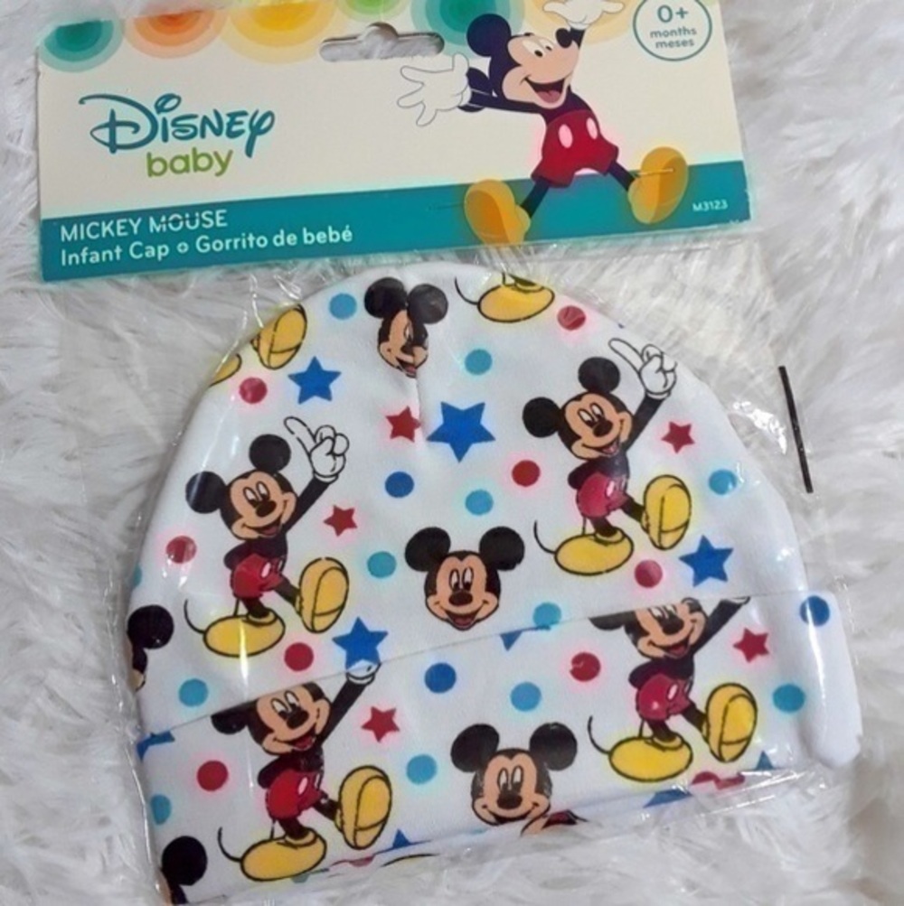 ☄Disney Baby Mickey Mouse Skully Cap-OS